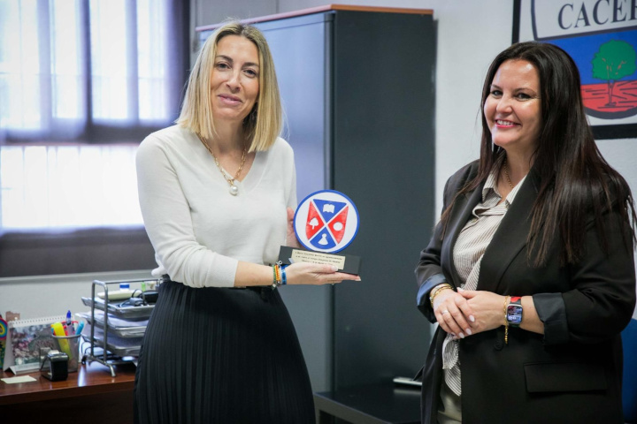 María Guardiola en el Colegio Diocesano de Cáceres - 2026